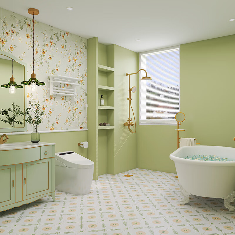 罗浮威尔柔光肌肤釉微水泥瓷砖300x800卧室客厅地砖厨房浴室墙砖